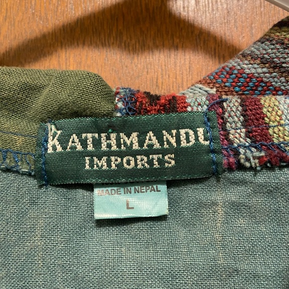 Bohemian Nepalese Import Hooded Jacket - Picture 3 of 4